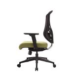 Green Upholstery Project Office Chairs Nylon Base Height adjustable Computer