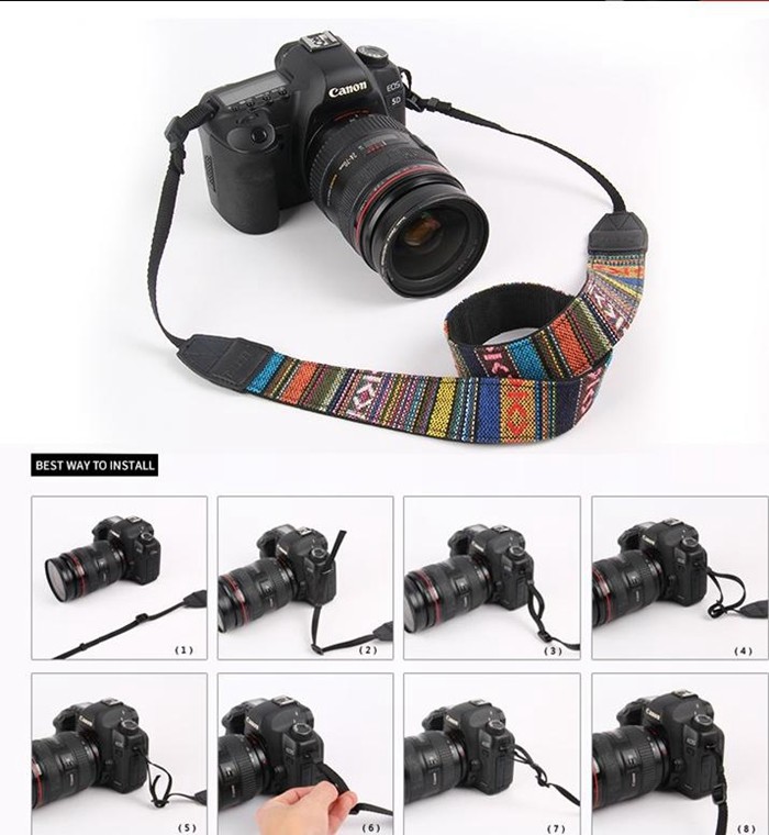 Gopro Sports Camera Accessories SLR DSLR Camera Neck Shoulder Strap Belt