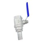 1000wog 304 316 Stainless Steel 2PC Ball Valve Water Media Straight Through Type