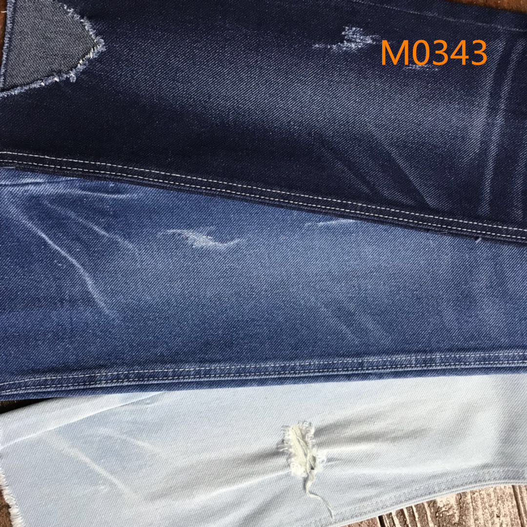 69 Cotton 29 Polyester 2 Spandex Dark Blue Jeans Raw Denim Fabric 11 Oz