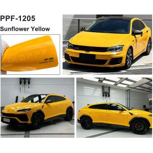 Quality Sunflower Yellow Self-Healing Color Paint Protection Film Hydrophobicity Yellow PPF Wrap Colors wholesale