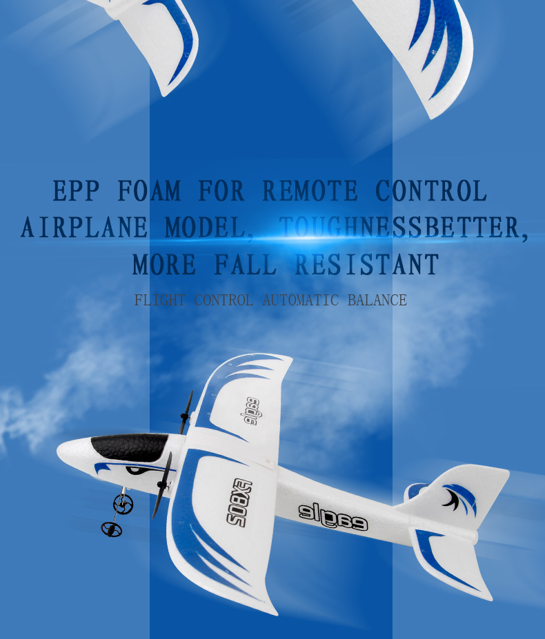 Fx802 2.4g 2ch Epp Foam Eagle Rc Airplane Rtf Fixed Wing Electric Outdoor Remote Control Plane Aircraft Rc Glider Flying Toys
