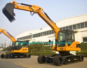 Quality 9 Ton Wheeler Crawler Amphibious Dredge Excavator With Japan Yanmar Engine wholesale