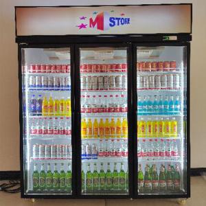 Quality Three Swing Glass Door Merchandiser Refrigerator Commercial wholesale