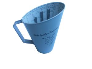 Quality Blue Custom Tin Cans Thickness 0.25mm Oval Shape Two Sided Printed wholesale