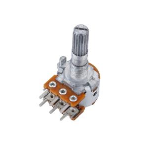 Quality Dual Gan 16mm Rotary Potentiometer For Plastic Metal -25C-85C wholesale