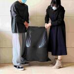 Convenient HDPE Black Plastic Trash Bag Can Liner for and Eco-Friendly Waste