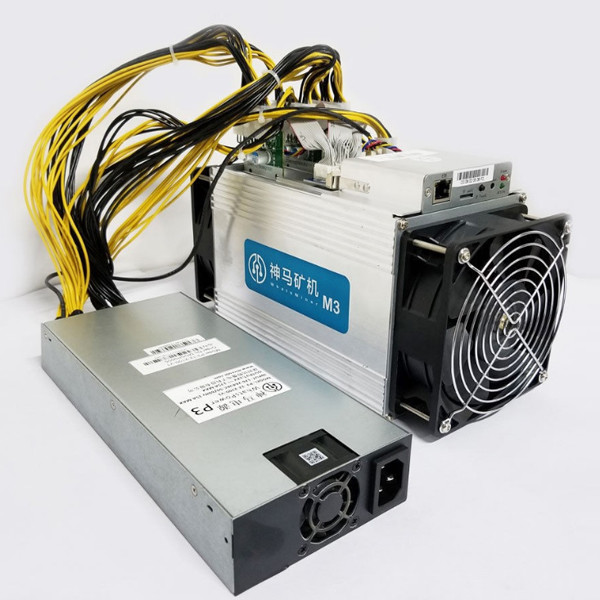 Bitcoin Whatsminer M3 12th SMTI1700 Chip 2000W/T All Metal Body