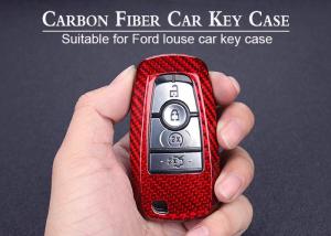Quality Lightweight Auto Protection Ford Carbon Fibre Car Key Cover wholesale
