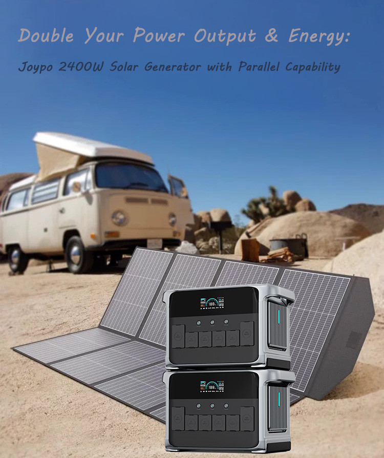 4.8kW 2.4kW Lifepo4 Portable Power Station Solar Generator For Camping House Apartment