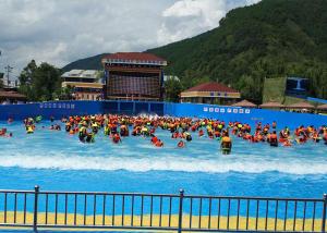 Quality Outside Holiday Resort Surfable Wave Pool Artificial Tsunami For Kids Adults Family wholesale