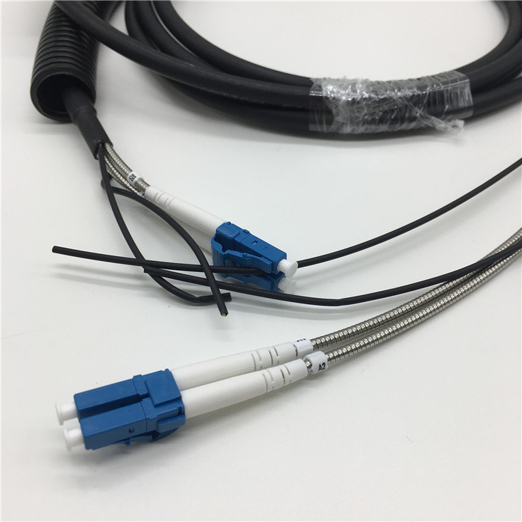 14130625 0.03m/0.34m Optical Cable Assembly DLC/PC GYFJH 2A1a (LSZH) 7.0mm 2 Cores
