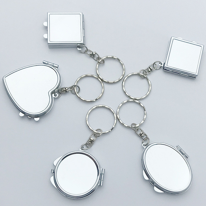 Elegant Simple Design Sublimation Compact Mirror Blanks For Makeup Tool