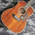 41 inch 12 strings full KOA wood D45 series glossy lacquer acoustic wood guitar