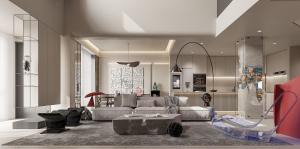 Quality Customized Full House Design Modern Home Furniture Kitchen Cabinet Living Room Design wholesale