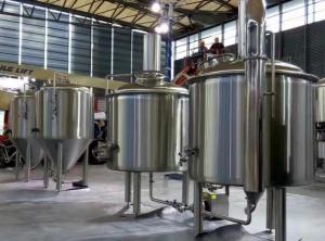 Quality High Performance Craft Beer Brewing Equipment Electric / Steam / Gas Heated Way wholesale