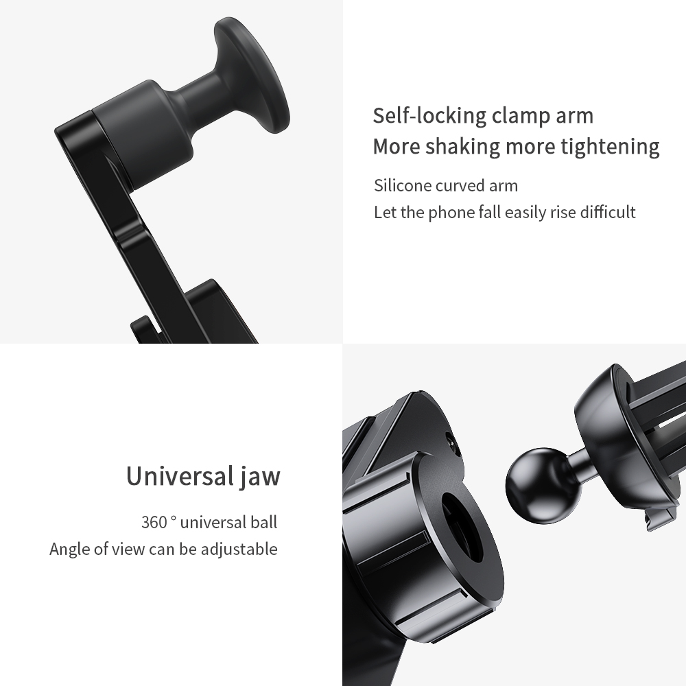 Mini Gravity Car Phone Holders For 65-88MM Mobile Phones