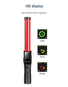 Quality 5 seconds Alcohol Breathalyzer Tester Automatic Suction Red Baton Breathalyzer wholesale
