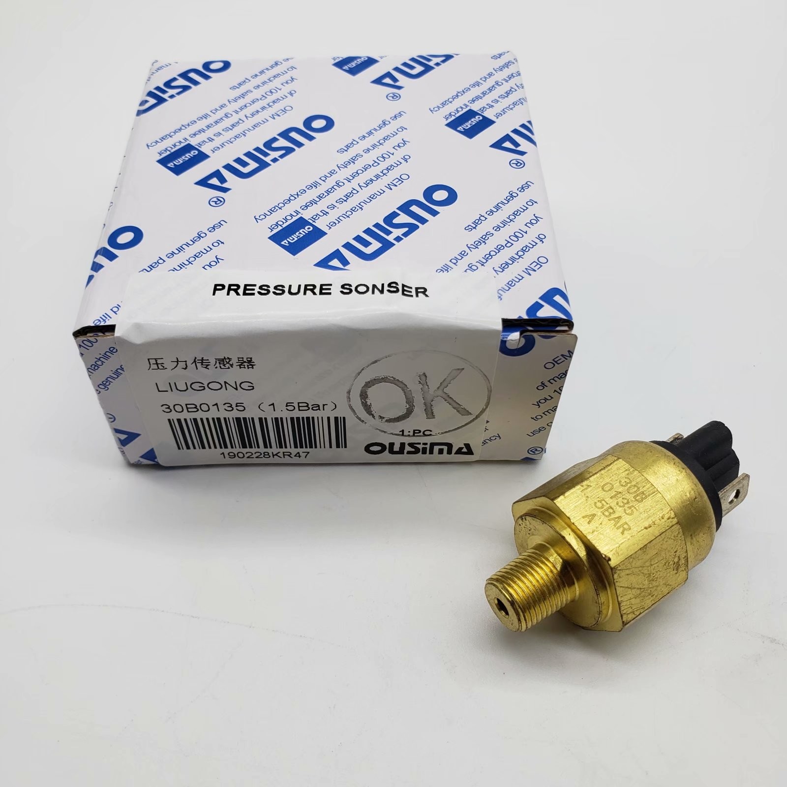 OUSIMA Eletric Excavator 30B0135 1.5 Bar Pressure Sensor