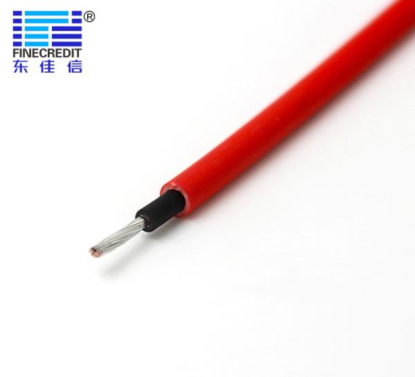 H1z2z2-k 1 Core Xlpo Solar Cable Sunlight Resistant PVC Sheath TUV Certification