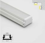 Floor Cabinet Led Aluminium Extrusion Profiles , 45 Degree Aluminum Channel