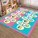 Cartoon Number Traffic Carpets For Living Room Floor, Children Playroom Rug