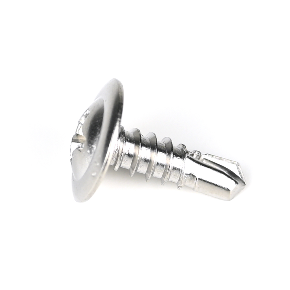 410 Stainless Steel Truss Wafer Phillips Head Self Drilling Screws for Electric Appliance