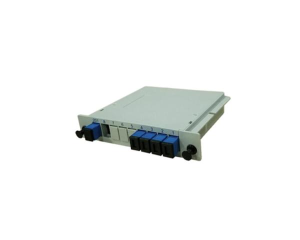 1x4 FBT Fiber Optic Splitters Plastic Insert Cassette Fused Biconical Taper