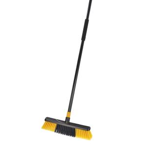 Quality Outdoor Patio 38.5x13x4.5cm Heavy Duty Push Broom Soft Sweeping Brush wholesale