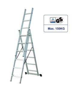 Quality Outdoor Aluminum Extension Ladder Home Use 3x6 Aluminium Stool Ladder wholesale