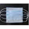 Buy cheap Lightweight Blue Breathable Anti Dust Face Mask Earloop 3 Ply from wholesalers
