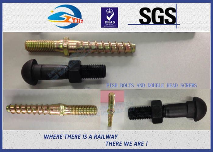 Railroad Track Bolts Fish Bolts hexagon head bolt for railway fastening system