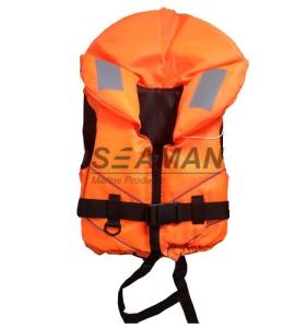 Quality Orange Rescue Water Sport Life Jacket 100N CE Certificate Nylon EPE foam wholesale