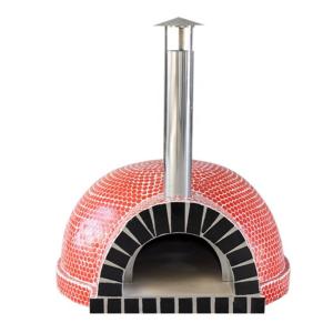 Quality 10min Outdoor Heating Ceramic Pizza Oven Wood Fired Stone Oven wholesale