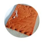 Polyester / Cotton Heated Office Chair Pad Removable and Washable
