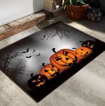 Halloween Day Special Door Floor Carpet Rug Crystal Velvet Rectangle Household