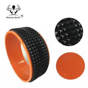 Quality Portable Massage Foam Roller ABS Balance Yoga Wheel Soft TPE Material Surface wholesale
