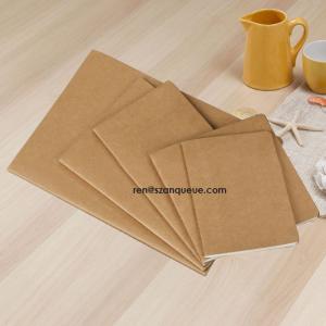 Quality Custom Recycled Blank Kraft Notebook Hardcover Notebook wholesale