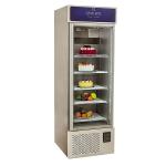 300L Commercial Single Glass Door Beverage Showcase Cooler Upright Display