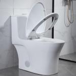 One Piece CUPC Toilet Siphonic Washdown Water Closet NO Leaks