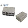 Buy cheap 4 Channels Non POE Stacked Magnetic RJ45 Connector from wholesalers
