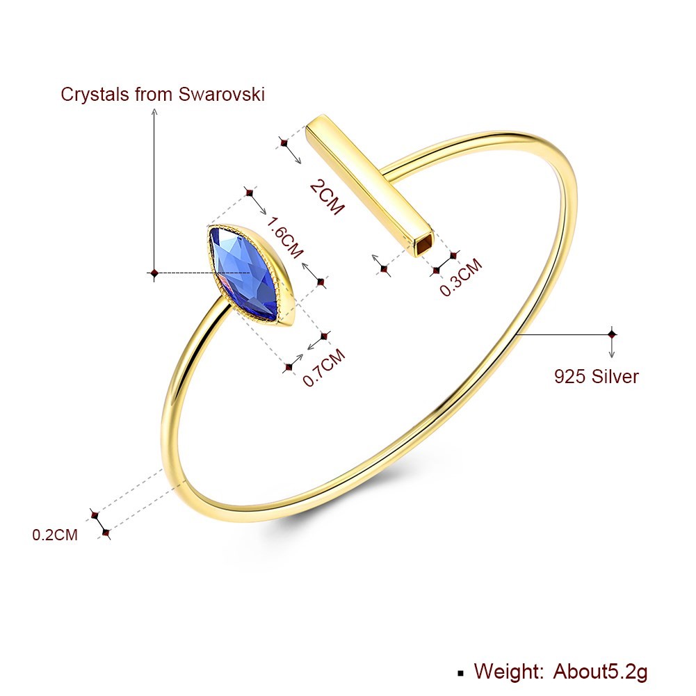 Blue Diamond Sterling Silver Jewelry Bracelets