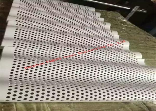 Antirust Waterproof 2mm Aluminum Metal Cladding , 3mm Corrugated Aluminium