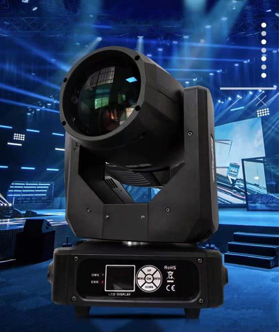 RGBW DMX512 Sharpy 10R Beam 280W Moving Head Light 360 Degree 16-10-50 Stage Light Beam 400W