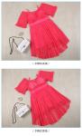 Women Pink Mermaid Dress Female Girls Summer Sleeveless Trumpet Dresses Floral
