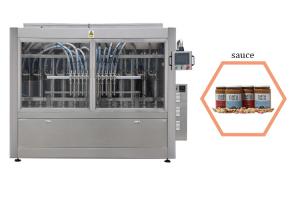 China 100-1000ml Hot Sauce Bottling Machine Panasonic Servo Motor Driven on sale