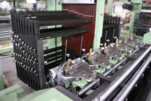 Quality 650rpm 120mm Airjet Power Loom Jacquard Textile Machinery USB Input wholesale
