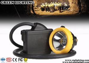 Quality 18000 Lux Coal Miners Headlamp , 7800mA Safety Waterproof Cap Lamp For Mining wholesale