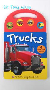 Quality Custom Mold Toy Trucks Baby Sound Books for Indoor Kid's Eductational Learning wholesale
