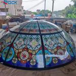 Art Gothic Cathedral Stained Glass Windows Custom Pattern Church Stained Glass